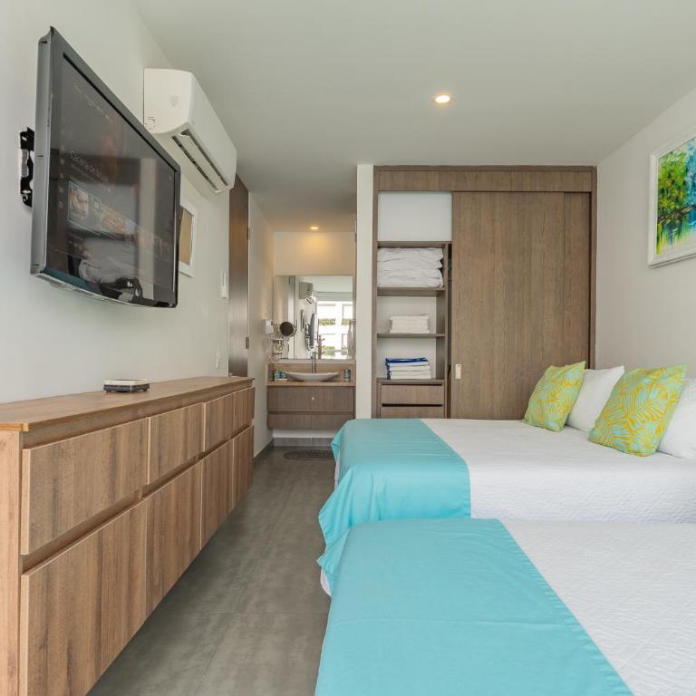 Apartamento con salida privada a la playa en Morros, Cartagena - One-Bedroom Apartment - 1
