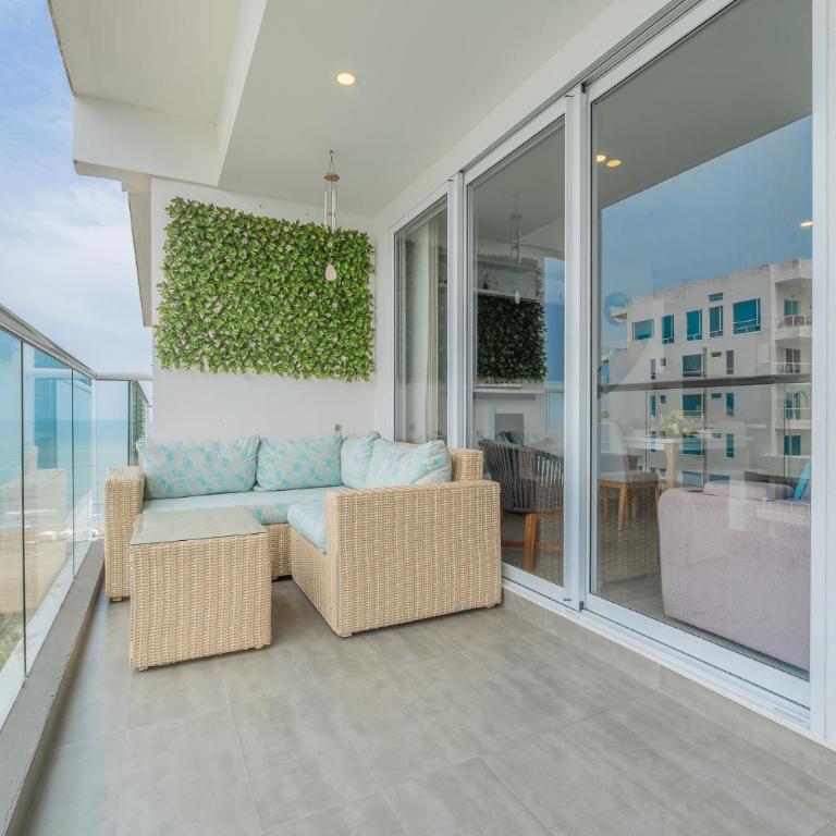 Apartamento con salida privada a la playa en Morros, Cartagena - One-Bedroom Apartment - 46