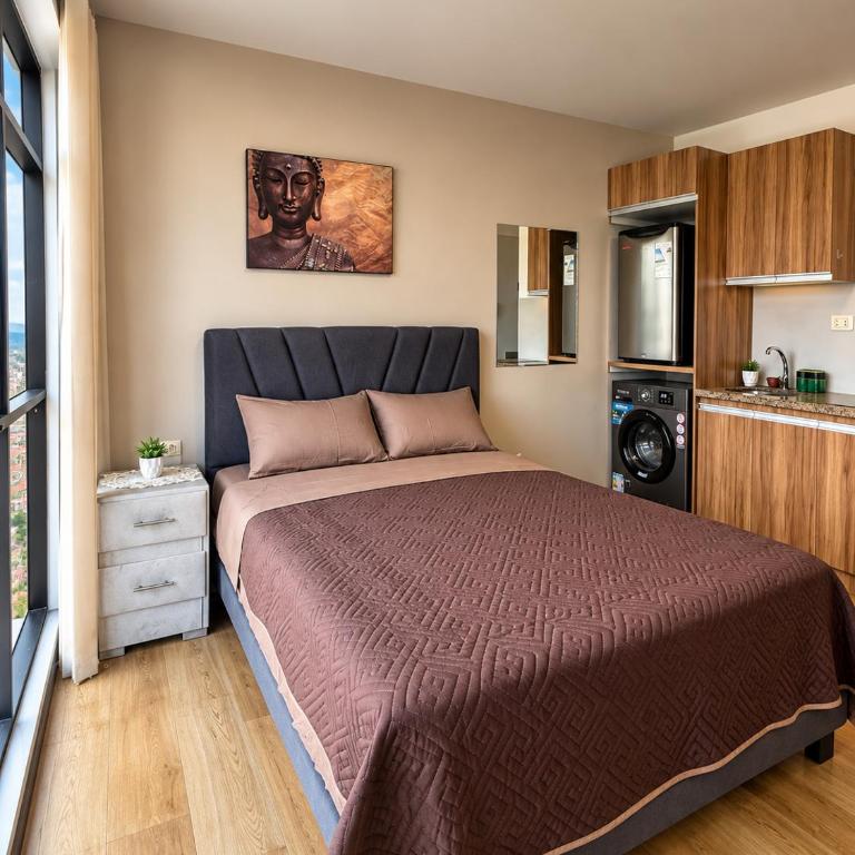 Acogedor estudio con vista panorámica - One-Bedroom Apartment - 3