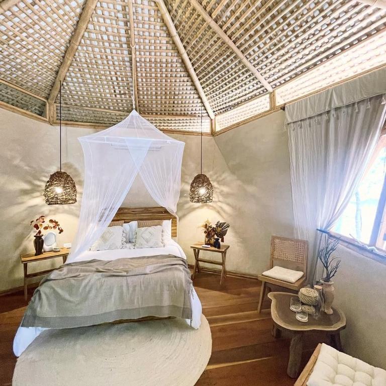 Romantic Star Bath Suite, Cave Pool & Yoga Center - Habitación Doble Deluxe con bañera - 12