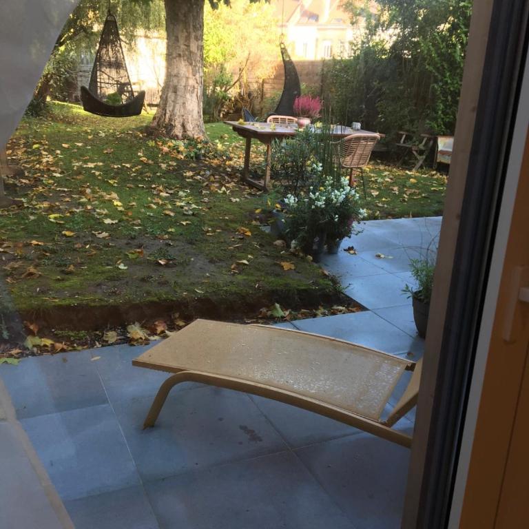 Petit cocon lillois:Cheminée & jardin - Studio with Sofa Bed - 7