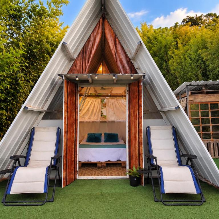 Glamping privado con piscina y vista a la montaña - Habitación Doble con vistas a la montaña - 2