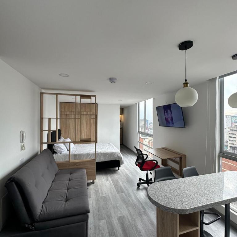 Hermoso Apartasuite en Centro Histórico Bogotá - Apartamento de 1 dormitorio - 3