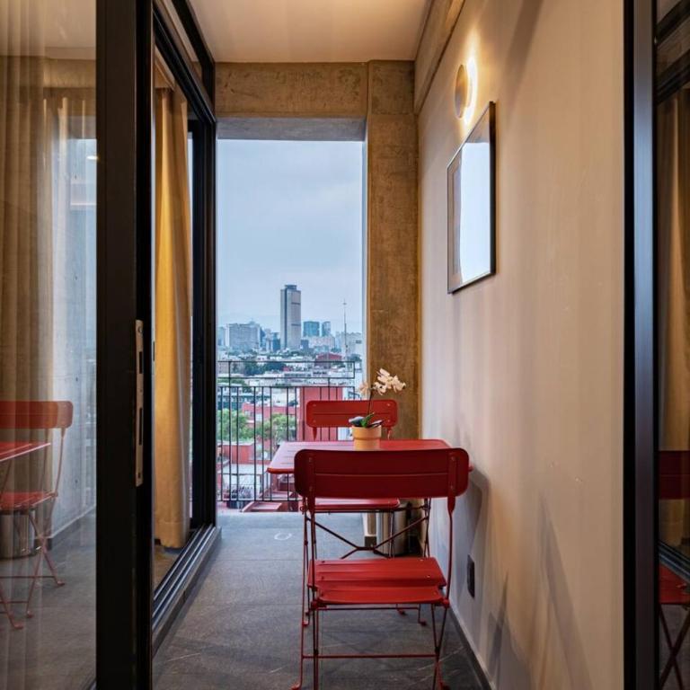 Modern Balcony Suite Near Reforma Gym and Views - Apartment - 26