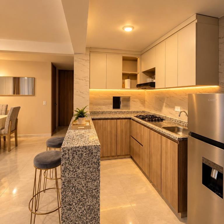 Moderno 2 hab, cerca Malecón, Piscina, BBQ, Co-wk - Apartamento de 2 dormitorios - 6