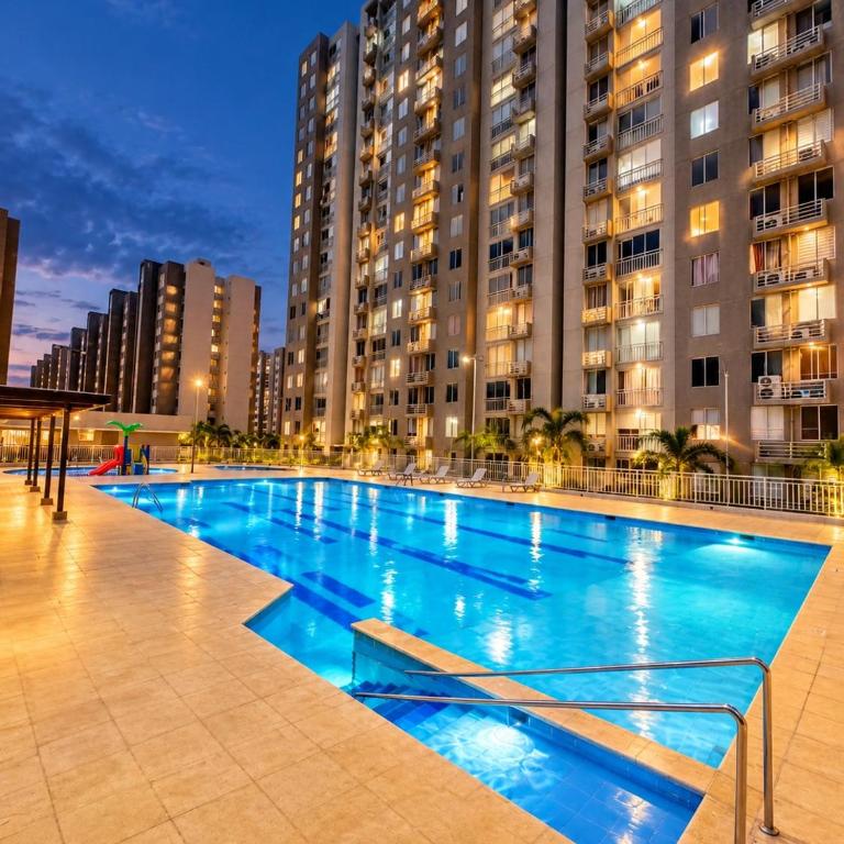 Moderno 2 hab, cerca Malecón, Piscina, BBQ, Co-wk - Apartamento de 2 dormitorios - 2