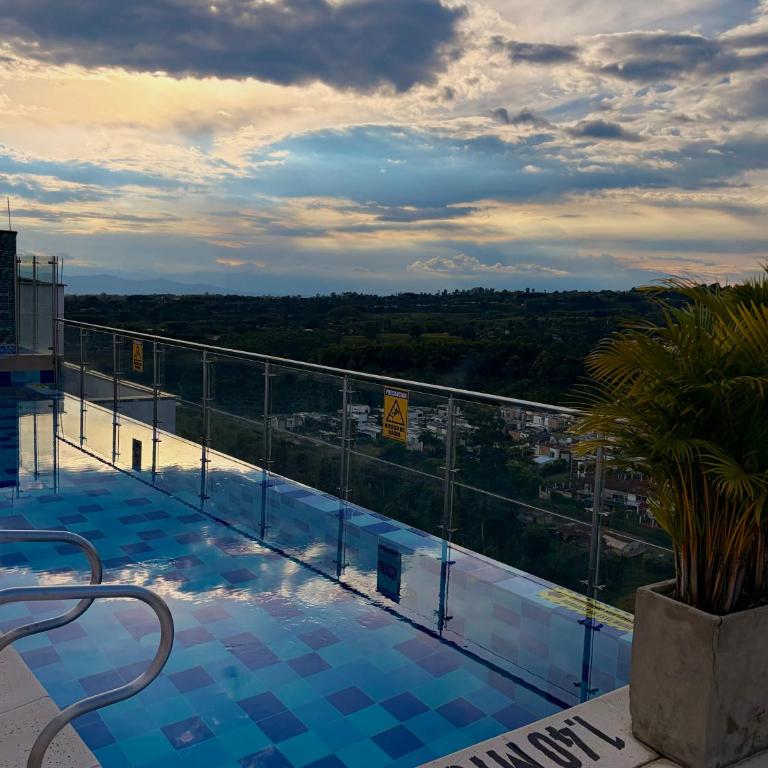 Acogedor apartamento con linda vista en Laureles, norte de Armenia cerca al centro comercial Portal del Quindío - One-Bedroom Apartment - 24