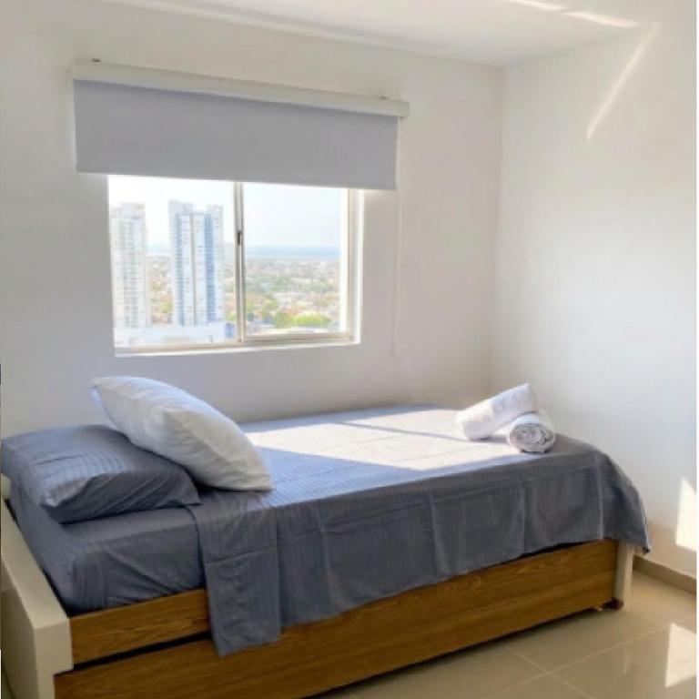 Apartamento en Torices Piso 25R - Cartagena - Playa cerca al Mar con piscina y Excelente vista - Two-Bedroom Apartment - 8