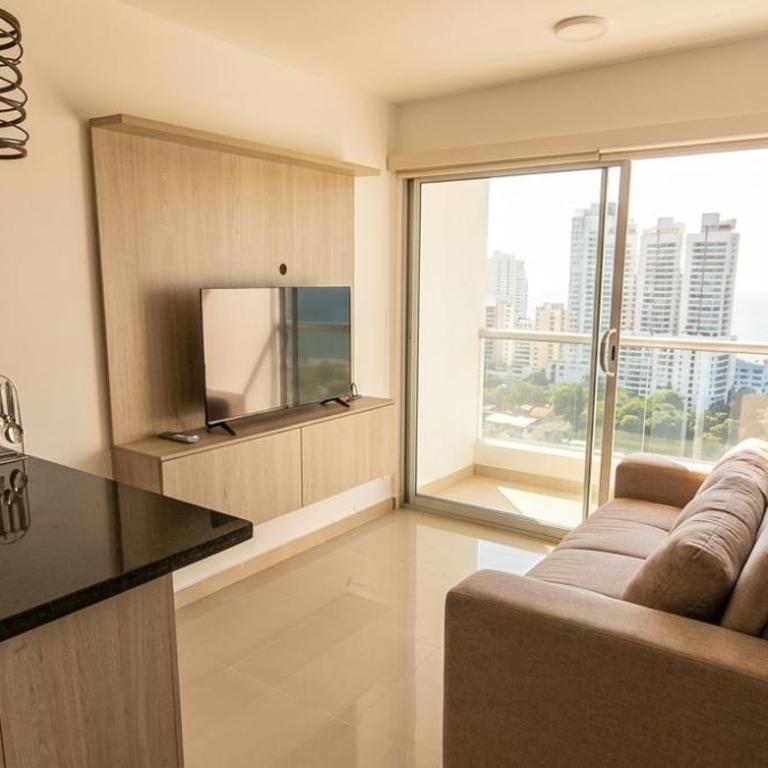 Apartamento en Torices Piso 25R - Cartagena - Playa cerca al Mar con piscina y Excelente vista - Two-Bedroom Apartment - 7