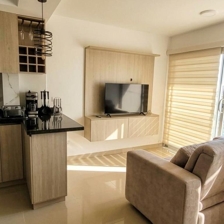 Apartamento en Torices Piso 25R - Cartagena - Playa cerca al Mar con piscina y Excelente vista - Two-Bedroom Apartment - 5