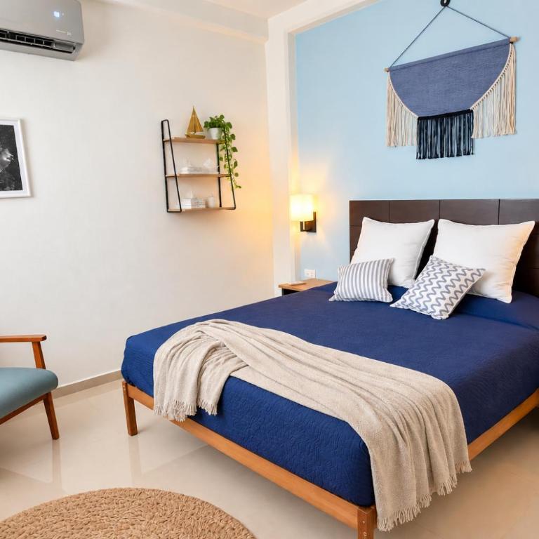 Bleu Balam - 1-Bedroom Condo - Quiet - Pool - Zazil-Ha near 5th Ave - One-Bedroom Apartment - 6