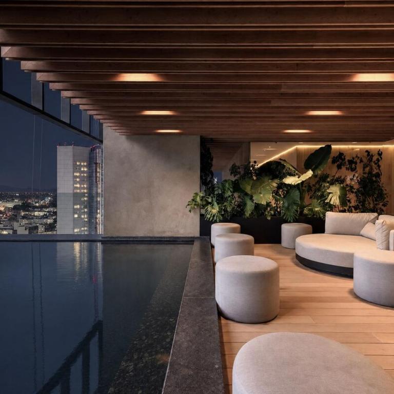 The R Line | Floor 42 Skyline | King Suite | Pool - Two-Bedroom Apartment - 43