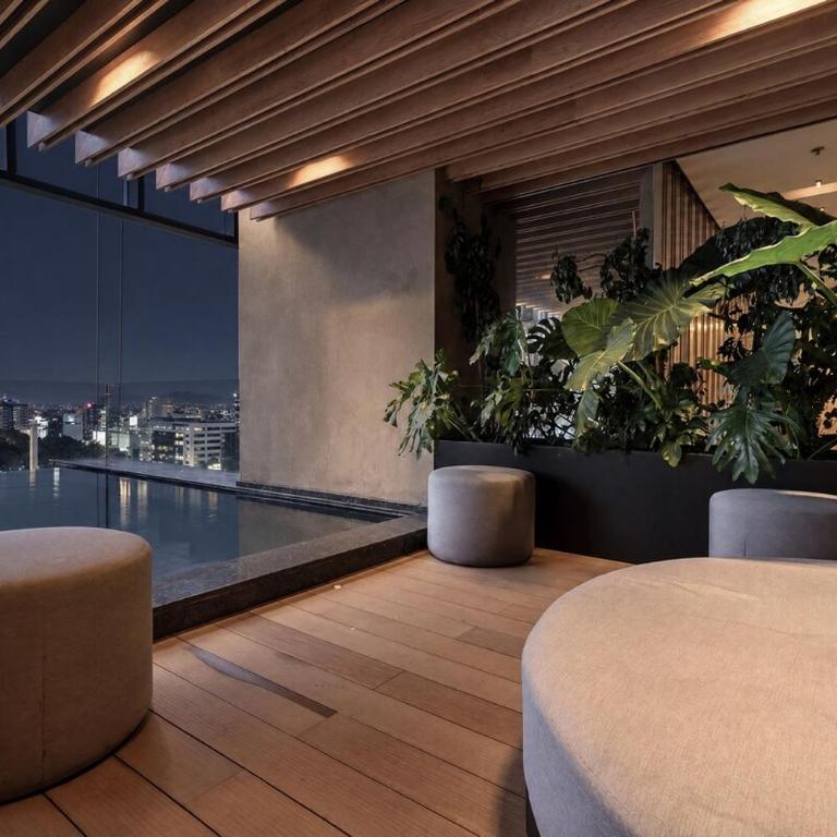 The R Line | Floor 42 Skyline | King Suite | Pool - Two-Bedroom Apartment - 71