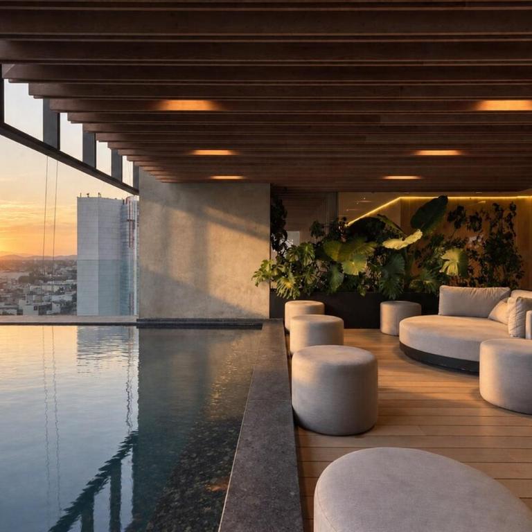 The R Line | Floor 42 Skyline | King Suite | Pool - Two-Bedroom Apartment - 73