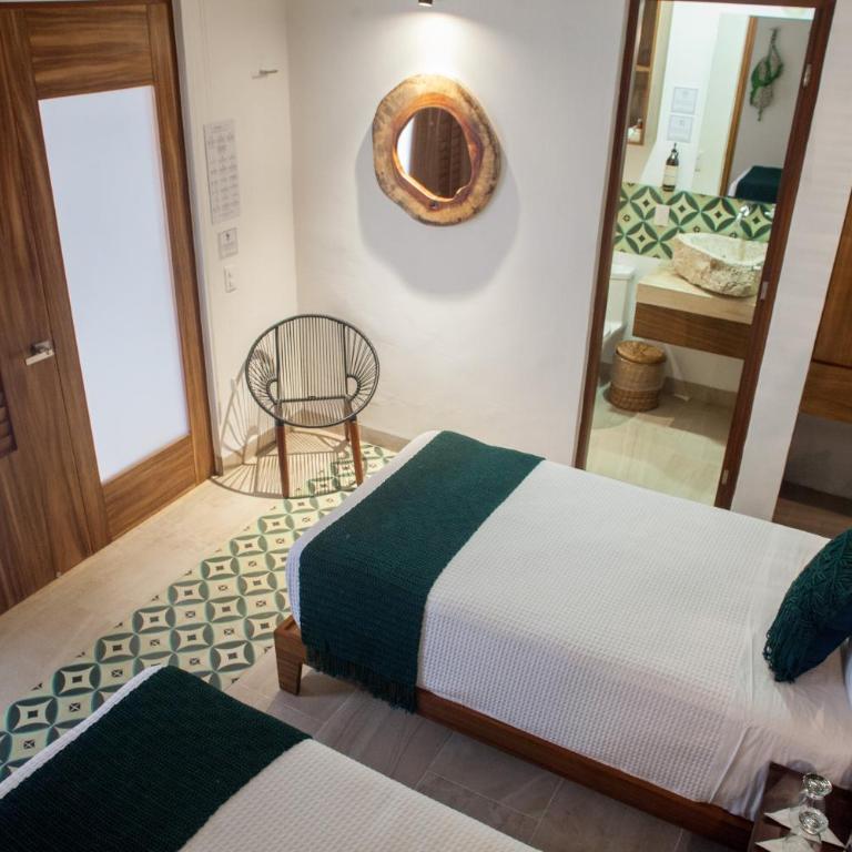 Collection O Latino Boutique Tulum - Standard two Single Beds - 12