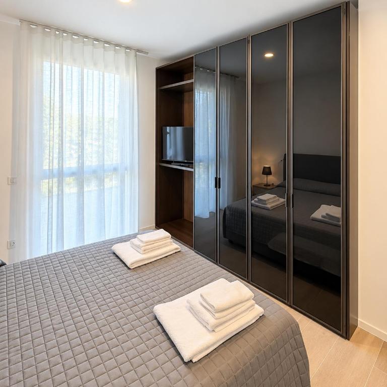 Baco Da Seta Residence con Piscina - Venezia Mestre - Appartamento Deluxe con 1 Camera da Letto e Vista Giardino - 19