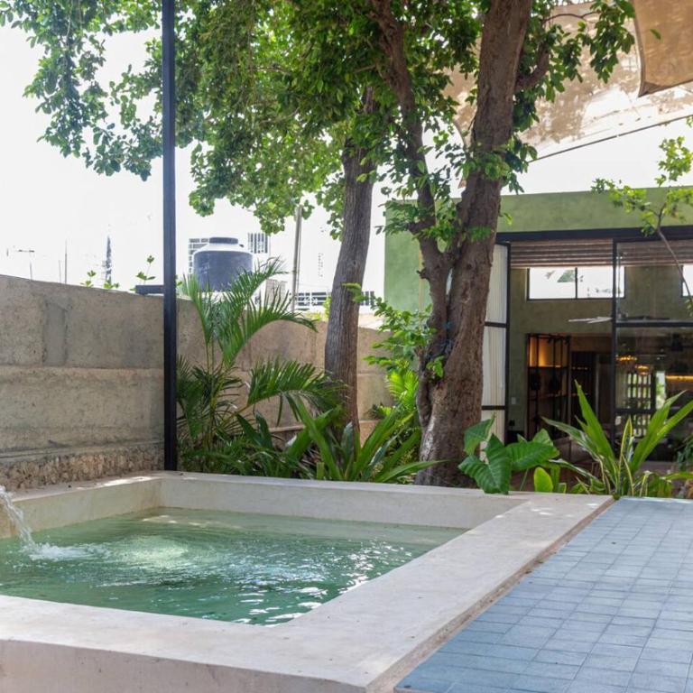 Casa Yaax. Urban oasis in Merida - Habitación Doble con vistas al parque - 2