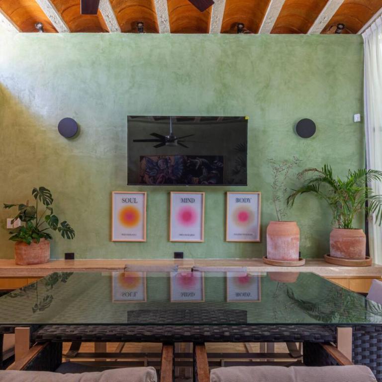 Casa Yaax. Urban oasis in Merida - Habitación Doble con vistas al parque - 10