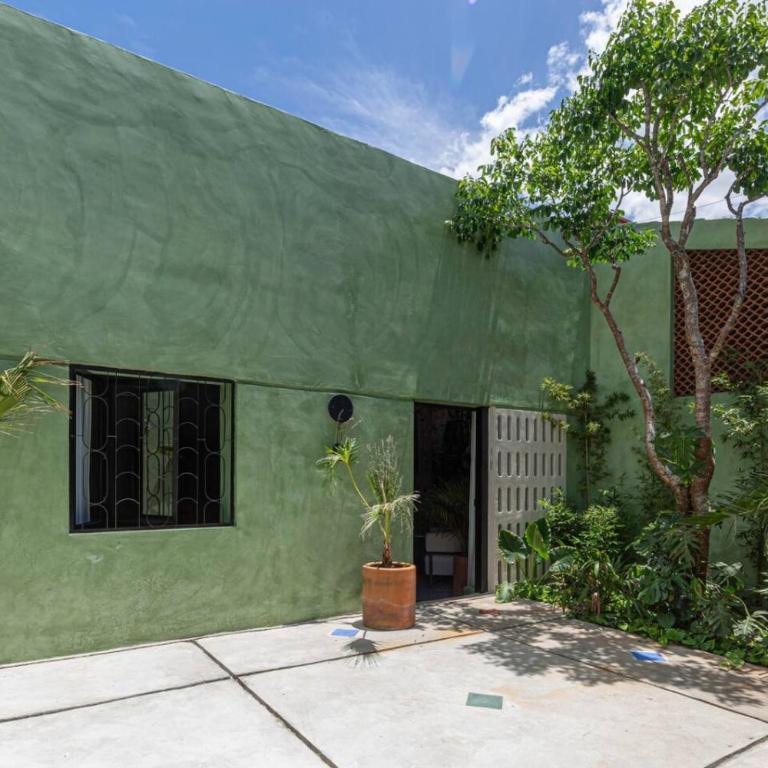 Casa Yaax. Urban oasis in Merida - Habitación Doble con vistas al parque - 24