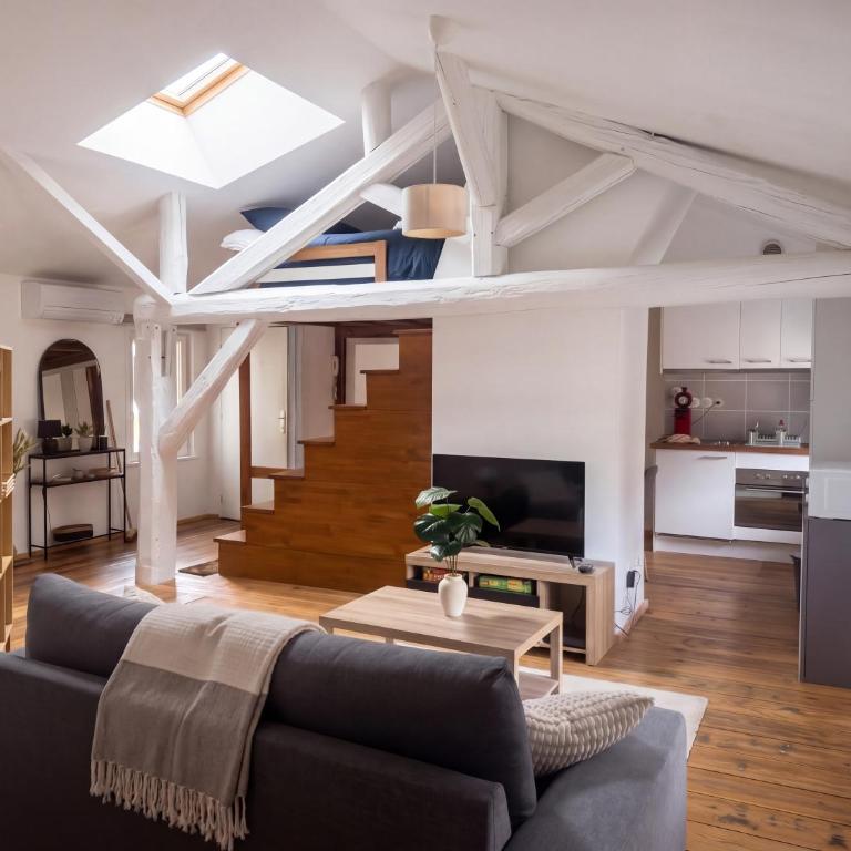 Mezzanine 10 min walk from Place Stanislas - Appartement 1 Chambre - 1