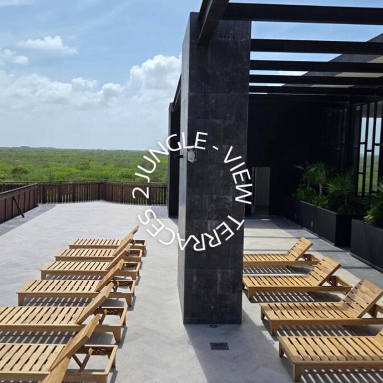 Tulum Hotel Zone - Walk to Beach - 4 Rooftop Pools - Apartment mit 2 Schlafzimmern - 75