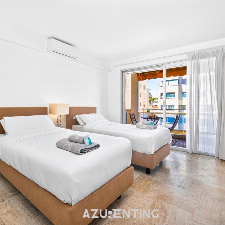 Azurenting - T3 Alexandre III - Aperçu Mer & Estérel - Appartement 2 Chambres avec Balcon et Vue sur la Mer - 3