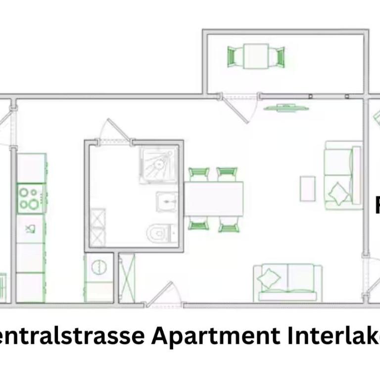 Centralstrasse Apartment, Heart of Interlaken - Two-Bedroom Apartment with Balcony - 9
