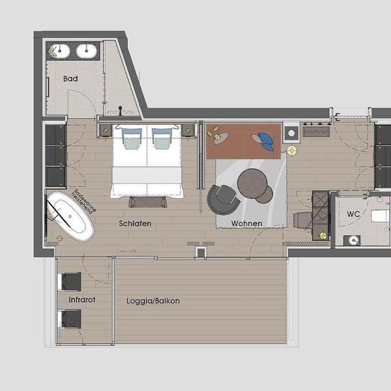 Albergo - Junior Suite mit Bergblick - 10
