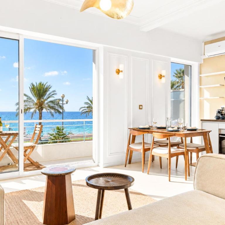 Stella mar - Plage à Pied, Balcon Vue Mer - Appartement 2 Chambres - 4