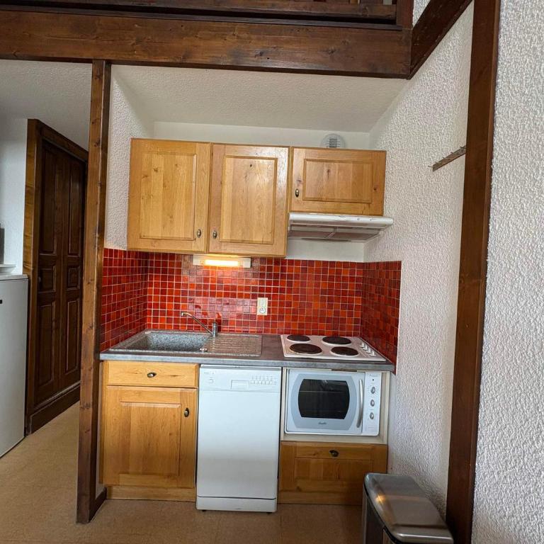 Appartement T2 Mezzanine 8 pers, ski au pied Les Saisies - One-Bedroom Apartment - 12