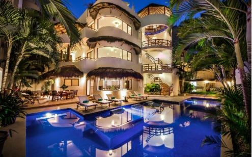 Zazil Ha Playa del Carmen -9 bedrooms for 18 guests - Villa - 8