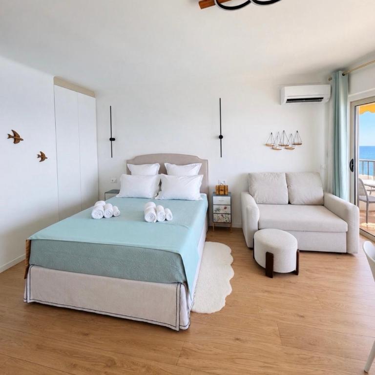 Casa Sud Menton Front de mer exceptionnel, terrasse, parking & climatisation inclus - Estudio con vistas al mar - 3