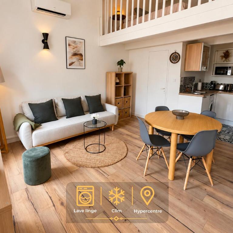 CLIM - 1 ch 1 sdb - Cocon tout confort au calme - Apartment - 1
