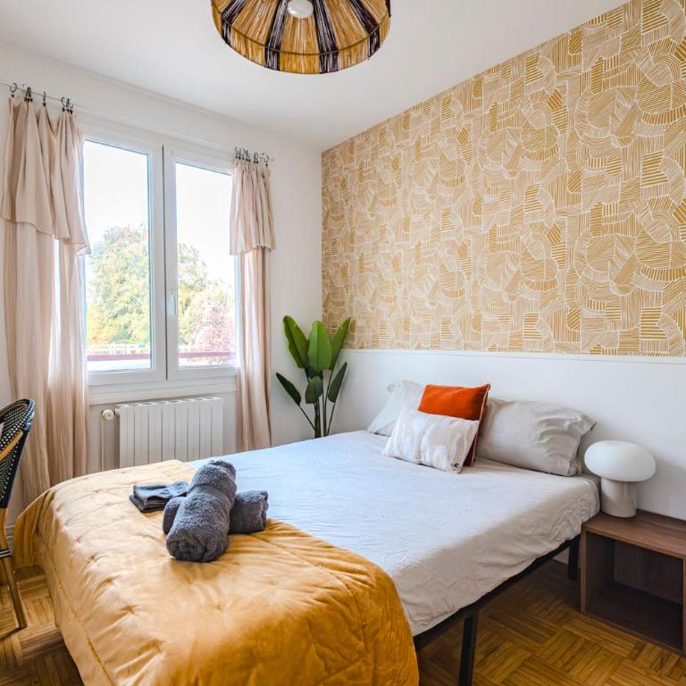 Coutures Champenoise - Spacieux 4 chambres - Apartment mit 4 Schlafzimmern und einem Balkon - 15