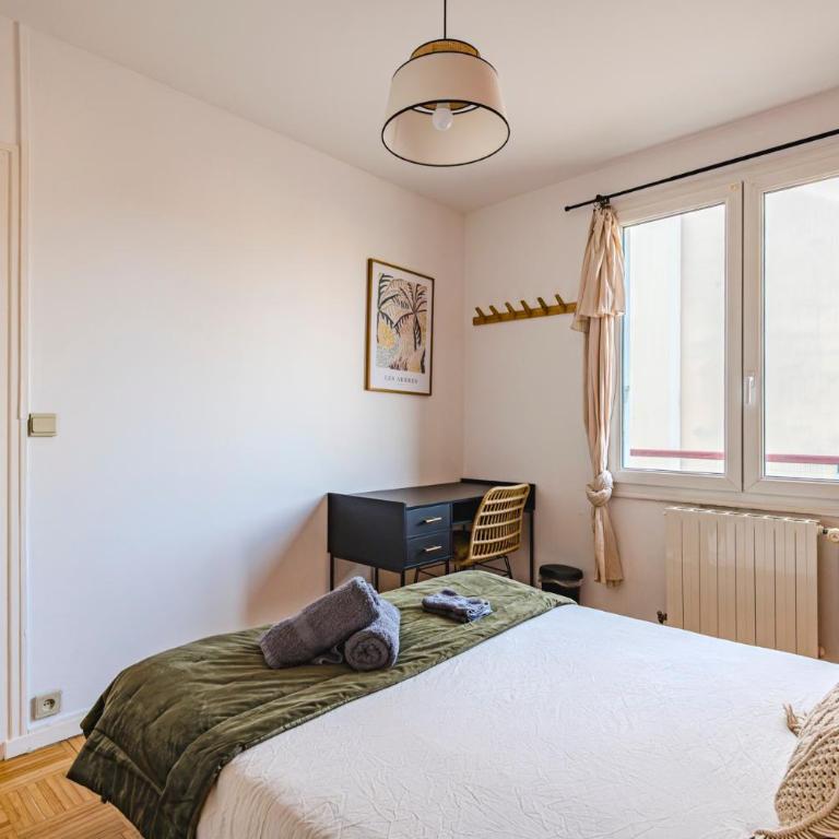 Coutures Champenoise - Spacieux 4 chambres - Apartment mit 4 Schlafzimmern und einem Balkon - 9