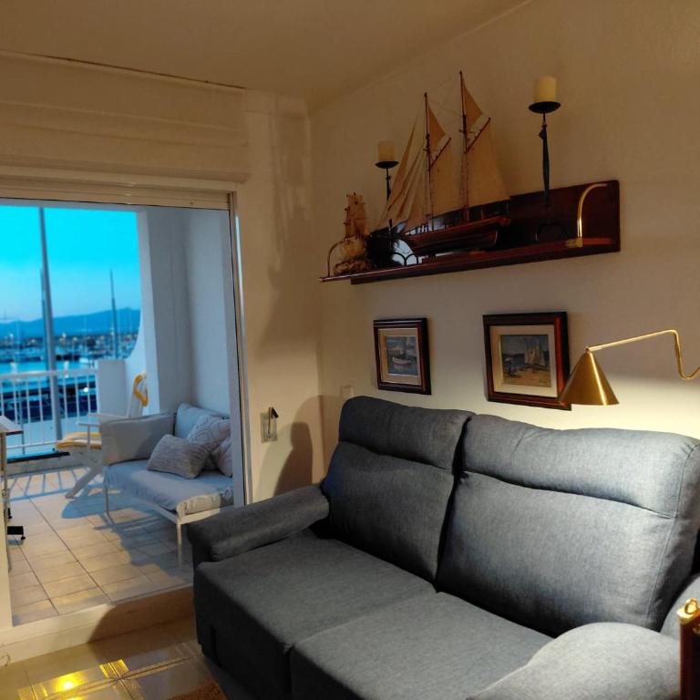Estudi Nàutic port La Clota - Studio mit Schlafsofa - 14