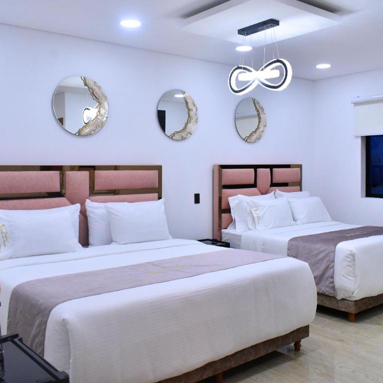 Ecohotel Dubai del Oriente - Quadruple Room with Garden View - 5