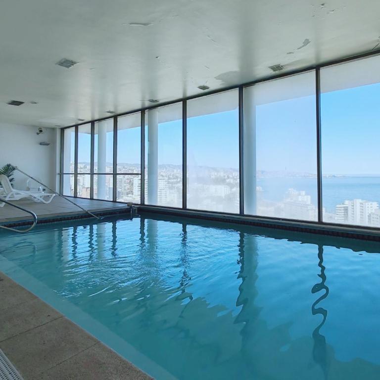 Ubicación ideal! Cálido Departamento a pasos de la playa - One-Bedroom Apartment with City View - 19