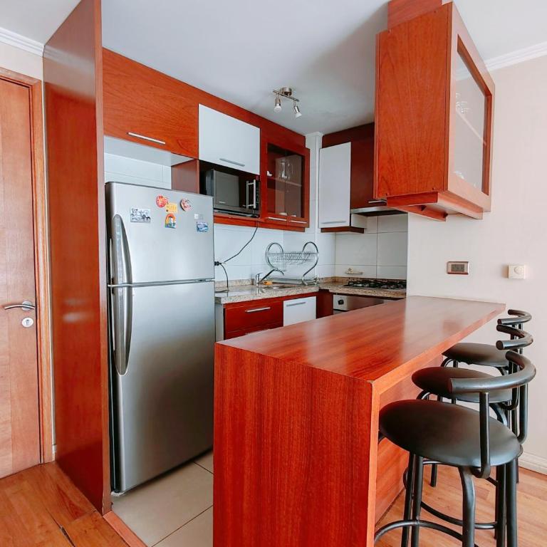 Ubicación ideal! Cálido Departamento a pasos de la playa - One-Bedroom Apartment with City View - 10