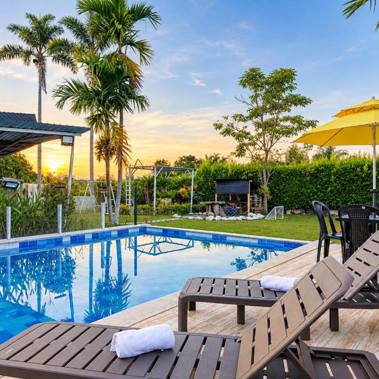 Finca Sakura Quindio cerca al Parque del Café - Villa con piscina privada - 53