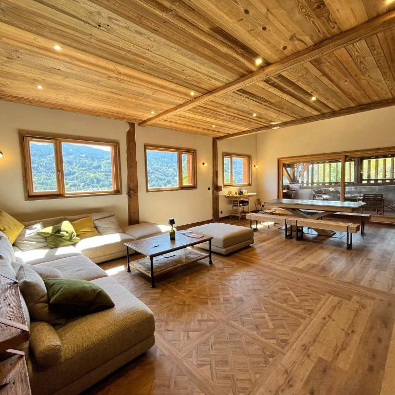 Chalet mitoyen, vue vallée du Giffre - Chalet mit 3 Schlafzimmern - 1