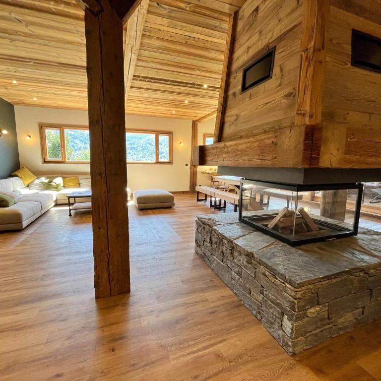 Chalet mitoyen, vue vallée du Giffre - Chalet mit 3 Schlafzimmern - 2