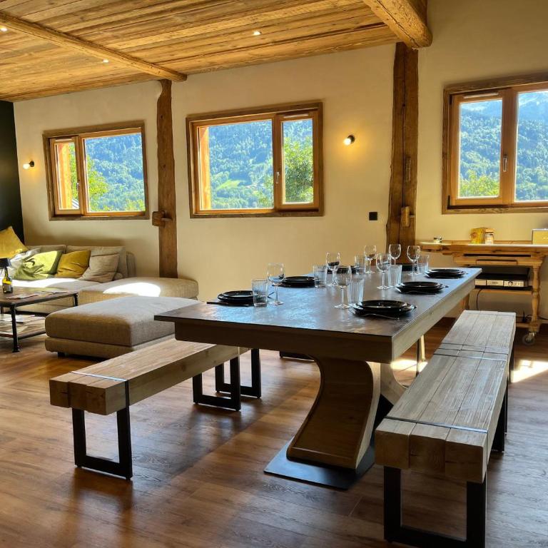 Chalet mitoyen, vue vallée du Giffre - Chalet mit 3 Schlafzimmern - 3