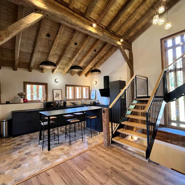 Chalet mitoyen, vue vallée du Giffre - Chalet mit 3 Schlafzimmern - 4