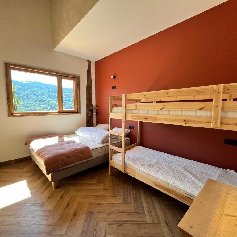 Chalet mitoyen, vue vallée du Giffre - Chalet mit 3 Schlafzimmern - 10