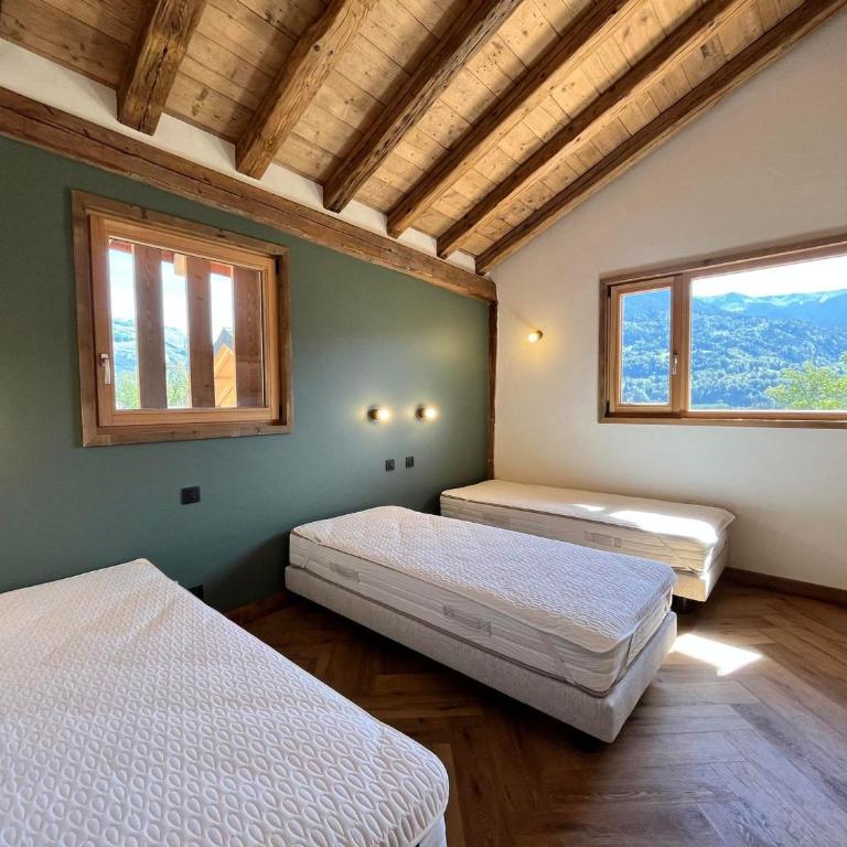Chalet mitoyen, vue vallée du Giffre - Chalet mit 3 Schlafzimmern - 11