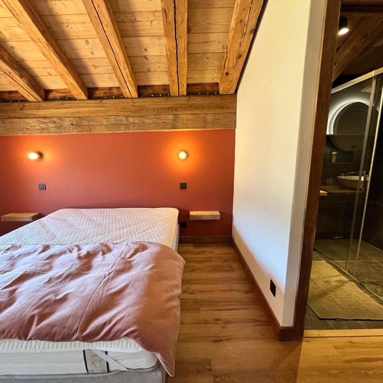 Chalet mitoyen, vue vallée du Giffre - Chalet mit 3 Schlafzimmern - 12