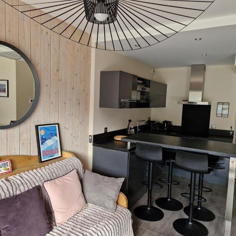 Studio fonctionnel, vue montagne - 4 pers. - Studio - 3