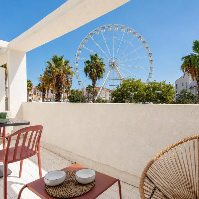 Jungle Suite Terrasse vue Port Wi-Fi, Clim, linge & ménage inclus - Appartamento Monolocale con Vista Porto - 8