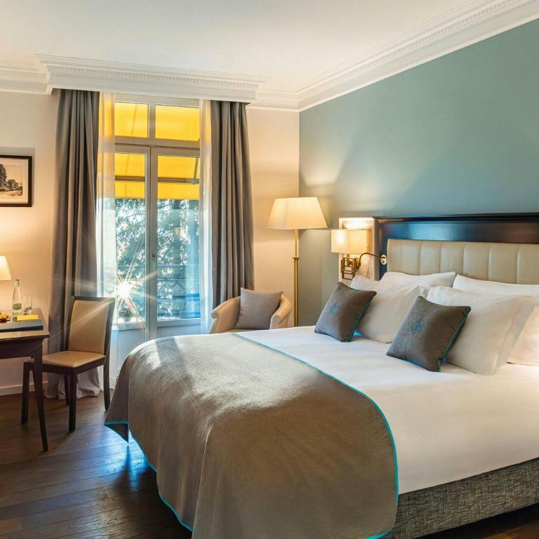 Grand Hotel Suisse Majestic, Autograph Collection - Superior Zimmer mit Queensize-Bett und eingeschränktem Seeblick - 3